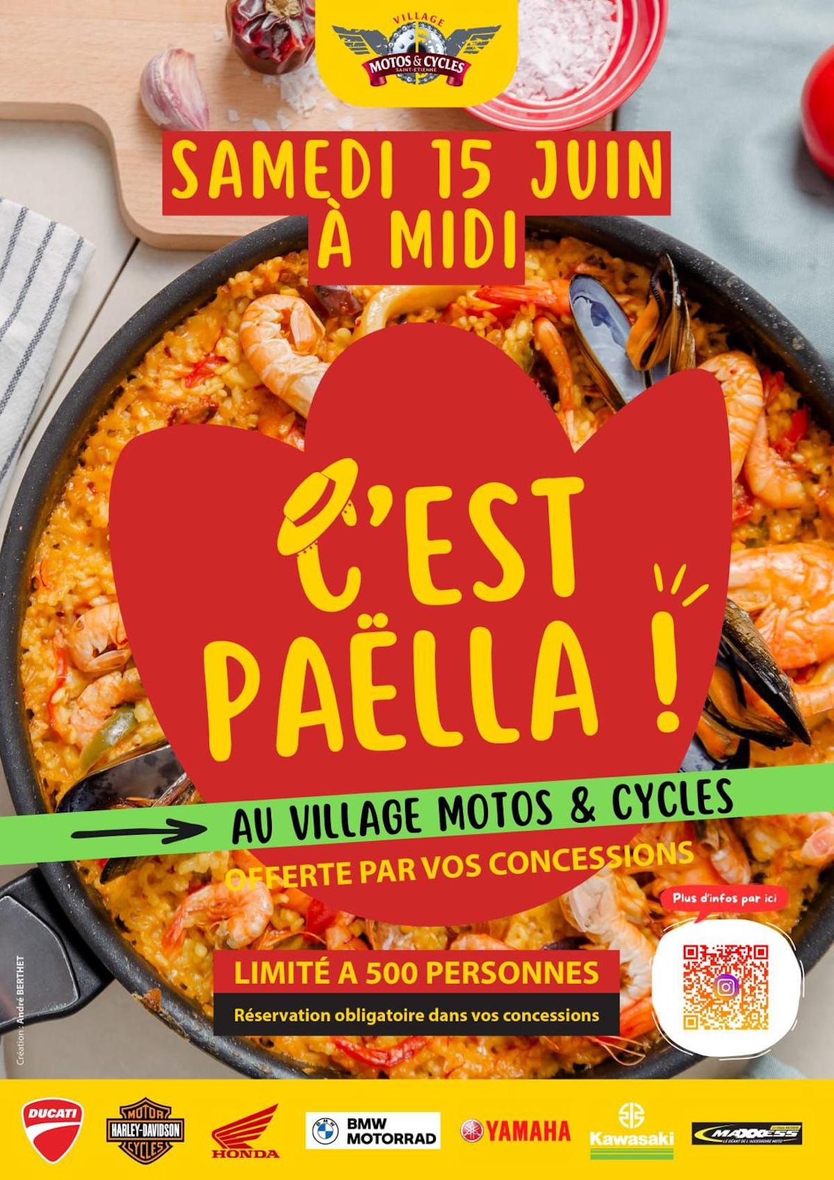 JOURNEE PAELLA GEANTE VILLAGE MOTO ST-ETIENNE